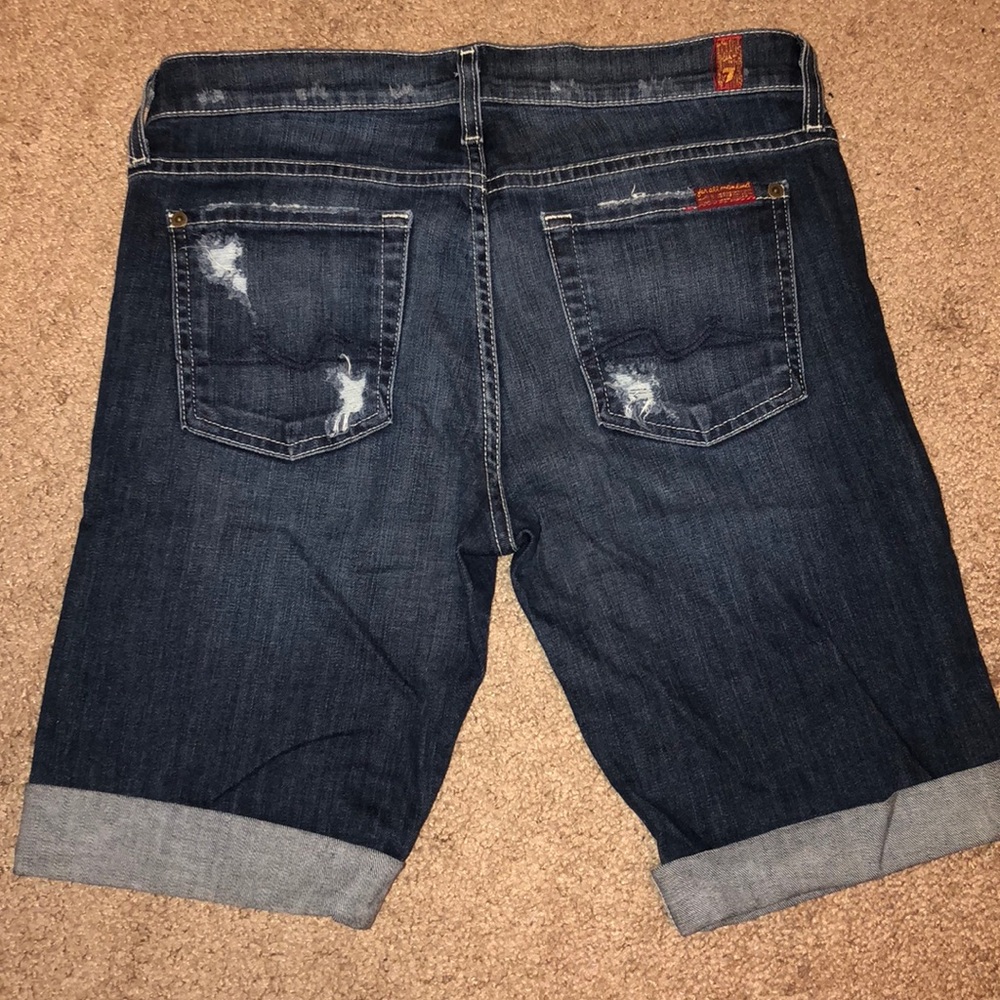 7 For All Mankind Jean Shorts